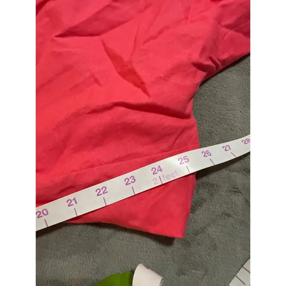 NWT J.Crew Size 22 Mercantile Women Drawstring Pant Pink Guava Plus Size Linen - Picture 7 of 10